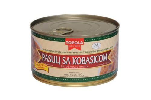 pasulj sa kobasicom 400g