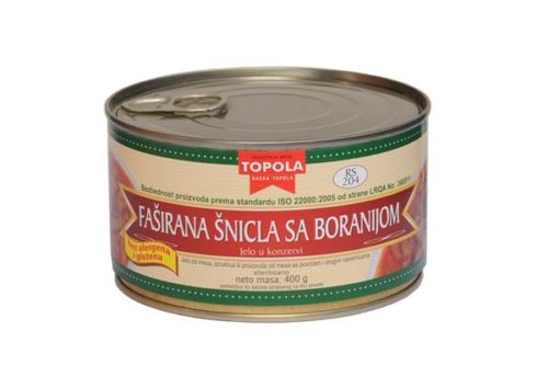 faširana šnicla sa boran. 400g